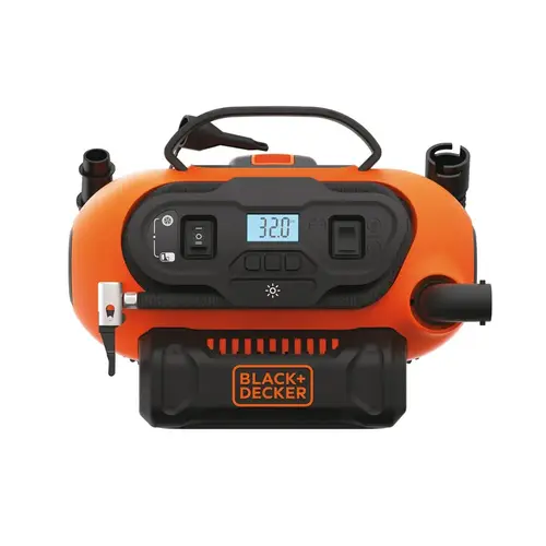 Black+Decker BDINF20C Inflator 20 V Black/Orange