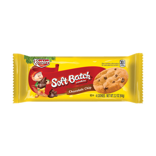 Keebler 06270-XCP12 Cookies Soft Batch Chocolate Chip 2.2 oz Pouch - pack of 12