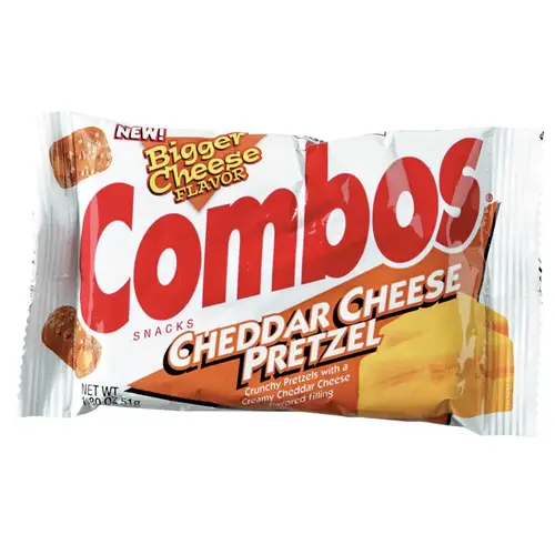 Combos 112421 Crackers Cheddar Cheese Pretzel 1.8 oz Packet