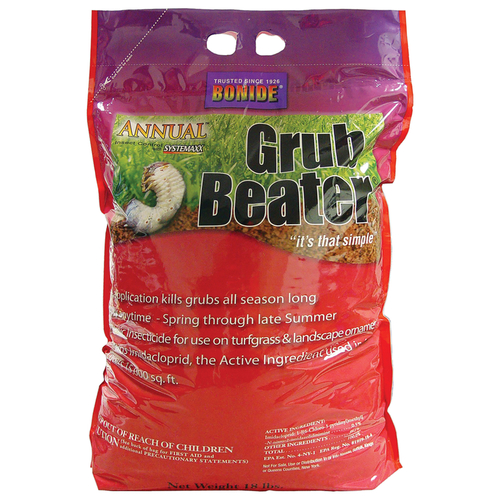 Grub Beater, Solid, 18 lb Bag Brown/Gray