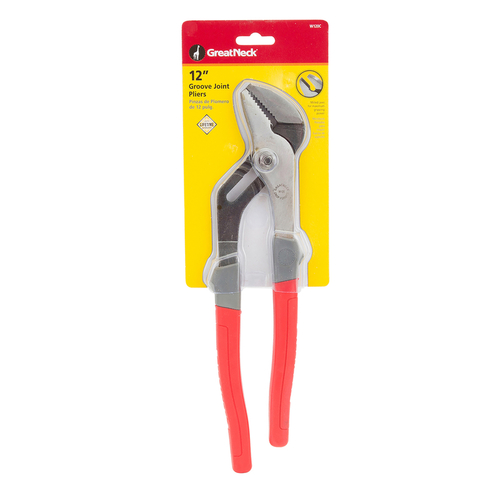 Groove Joint Pliers 12" Drop Forged Steel Red