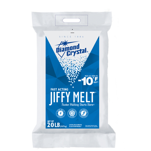 Ice Melt Jiffy Melt Magnesium Chloride/Sodium Chloride Crystal 20 lb