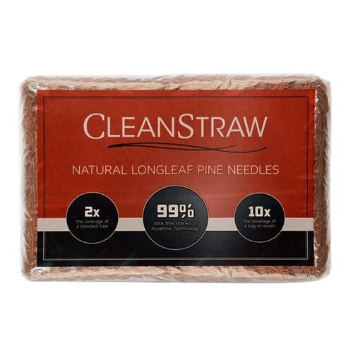 CleanStraw 1 Mulch Natural Pine Needles 2.3 cu ft Natural