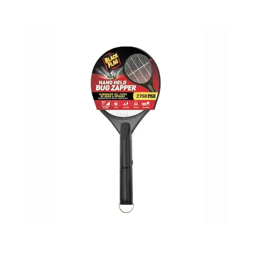 Battery Operated 2750V Handheld Racket-Style Bug Zapper