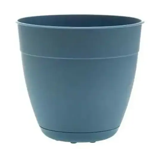 Planter Dayton 7.5" H X 8" D Plastic Ocean Blue Ocean Blue