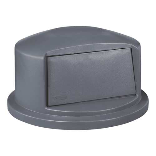 Rubbermaid FG264788GRAY Dome Top Lid Brute Resin 44 gal Gray