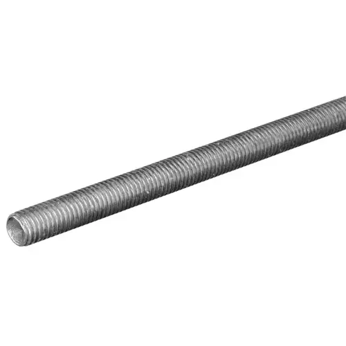 Threaded Rod 3/4-10" D X 120" L Steel Zinc-Plated