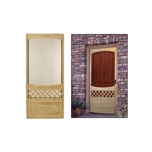 Crl 2121080011 Natural 32 X 80 1 2 Napa Wood Screen Door