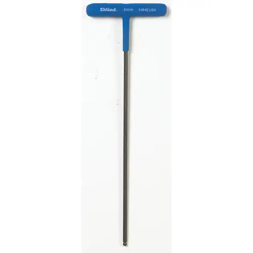 Eklind 64840 Power Hex Key Power-T 4mm Metric T-Handle 9" Blue