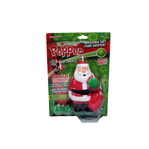 Santa Popper Toy Foam Multicolored 7 pc Multicolored