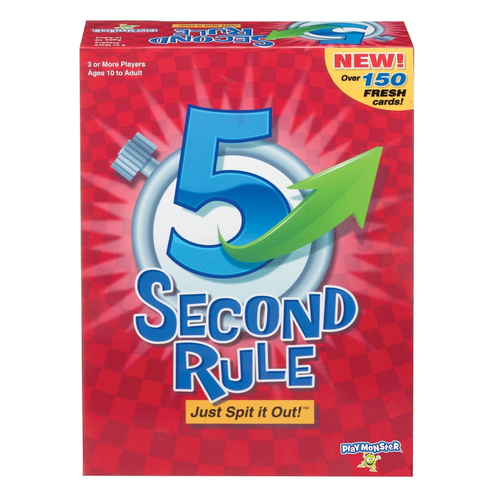 Playmonster 7453 5 Second Rule Family Game Multicolored Multicolored