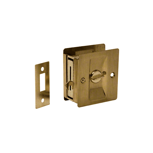 Pocket Door Latch Privacy Antique Brass