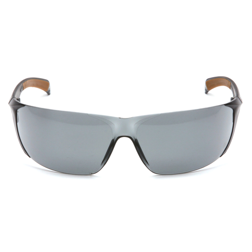 Safety Glasses Billings Anti-Fog Frameless Gray Lens Black/Tan Frame