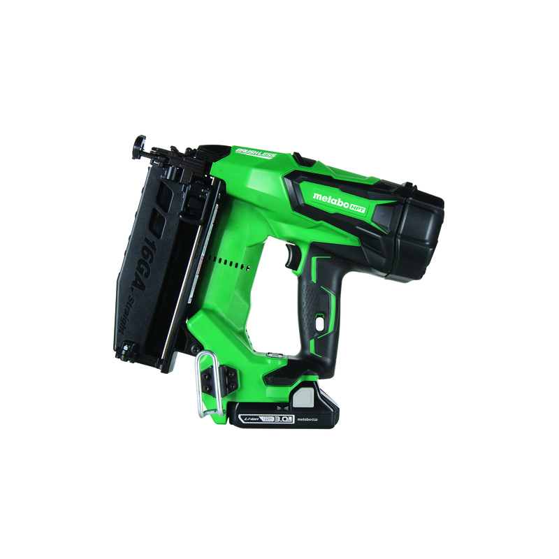 Metabo HPT NT1865DMSTM Finish Nailer 16 Cordless Kit (Battery