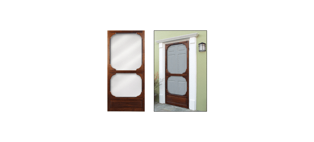 Crl 2121055012 Stained 36 X 80 1 2 Monterey Wood Screen Door