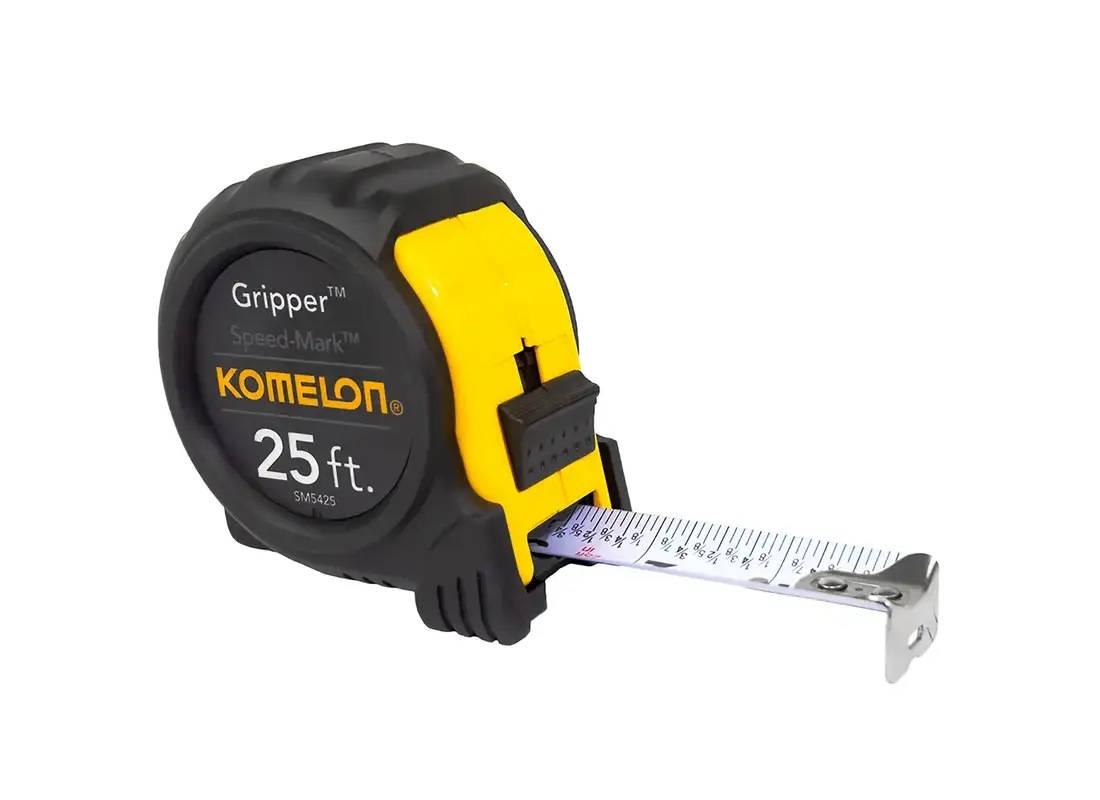 Komelon SM5425 Measuring Tape SpeedMark 25 ft. L X 1