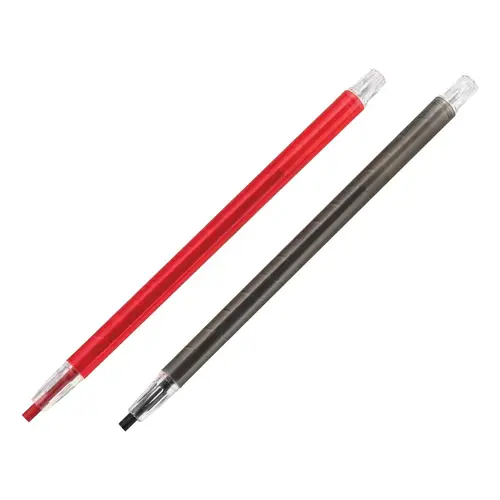 Mechanical China Marker, Black/Red, Plastic Barrel - pack of 2