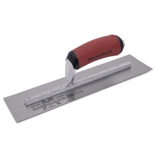 Marshalltown MXS56D Finishing Trowel, 12 in L Blade, 3 in W Blade, Spring Steel Blade, Curved Handle