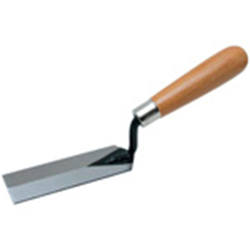 QLT 934 Margin Trowel, 5 in L Blade, 1-1/2 in W Blade, Steel Blade, Hardwood Handle