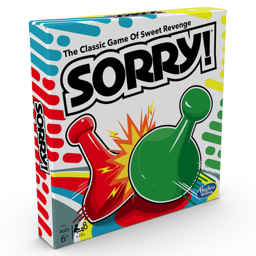 Hasbro 9048542 Sorry Game 58 pc