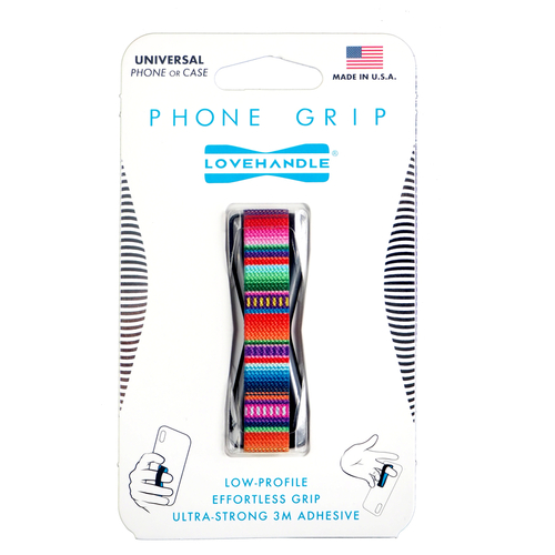 LoveHandle L-035-01 Phone Grip Multicolored Serape For All Mobile Devices Multicolored