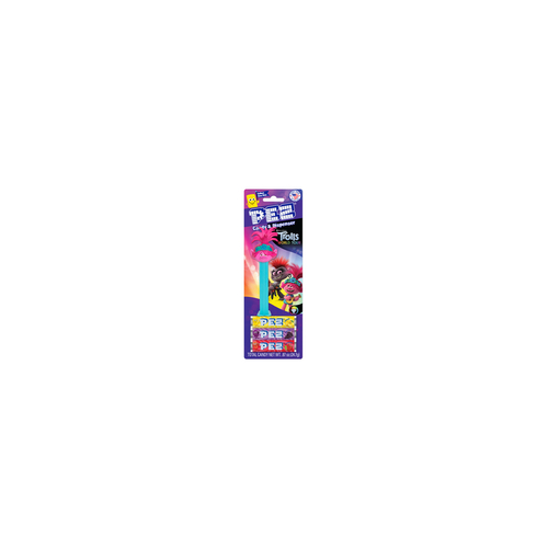 PEZ 079169-XCP12 Candy and Dispenser Trolls Assorted 0.87 oz - pack of 12