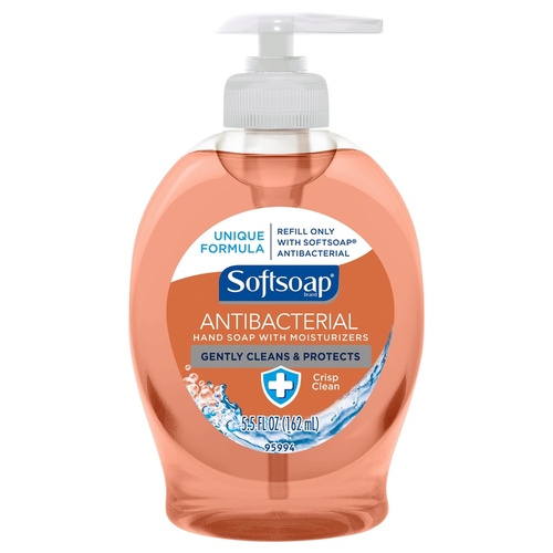 SOFTSOAP 126913 Liquid Hand Soap Crisp Clean Scent Antibacterial 5.5 oz