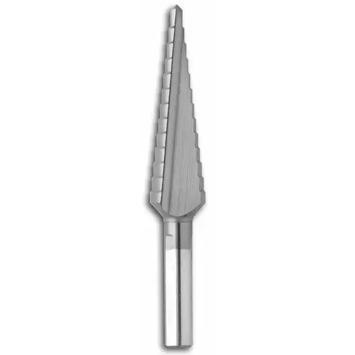 High Speed Steel Drill Bits, 1/8 in-1/2 in, 13 Steps