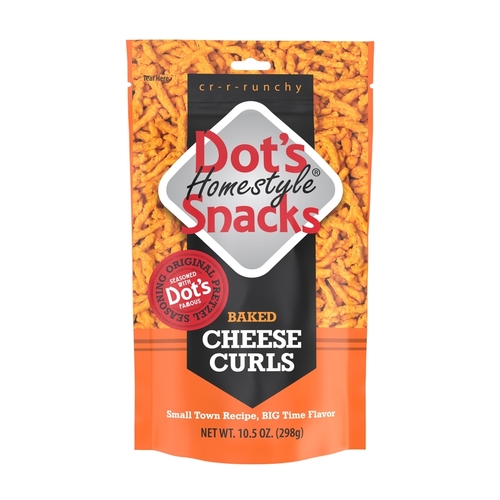 Dot's Homestyle Pretzels 6006 -DP Cheese Curls Homestyle Cheese 10.5 oz Bagged