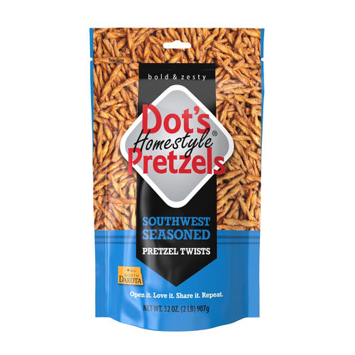 Dot's 5003 DP Pretzels Dot's Homestyle Southwest 32 oz Bagged