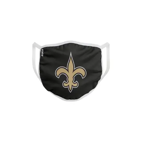 FOCO 194751473951 Face Mask Household Multi-Purpose New Orleans Saints Multicolored Multicolored