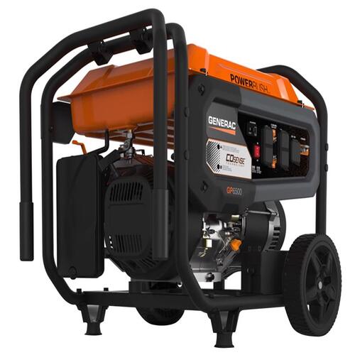 Generac 7680 Generator GP Series 6500 W 240 V Gasoline Portable Black ...