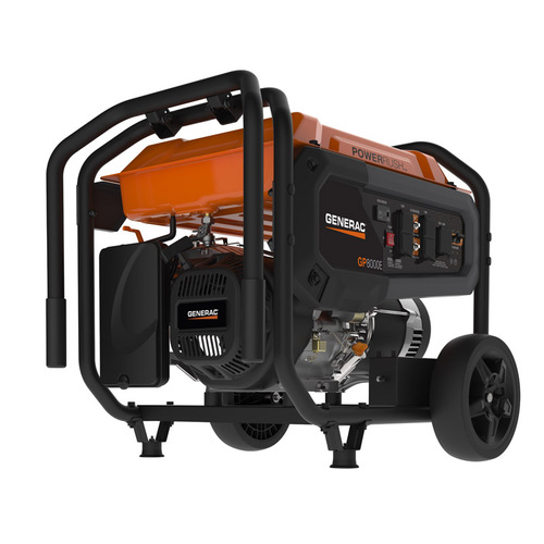 Generator GP Series 8000 W 240 V Electric Portable Black/Orange