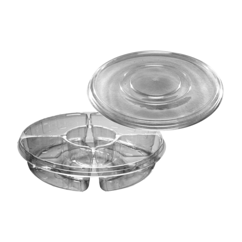 D & W FINE PACK 1104 13 INCHES 4 COMPARTMENT PLATTER