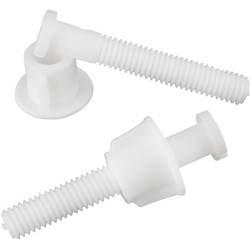 Plumb Pak PP83539 Toilet Seat Hinge Bolts White Plastic For Universal