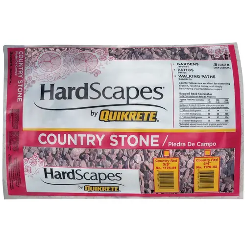 Decorative Stone HardScapes Red 0.5 cu ft 50 lb Red