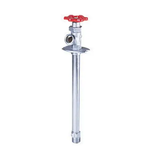 BK Products 104-401 Sillcock Valve Mueller 1/2" MIP MHT Brass Chrome Plated