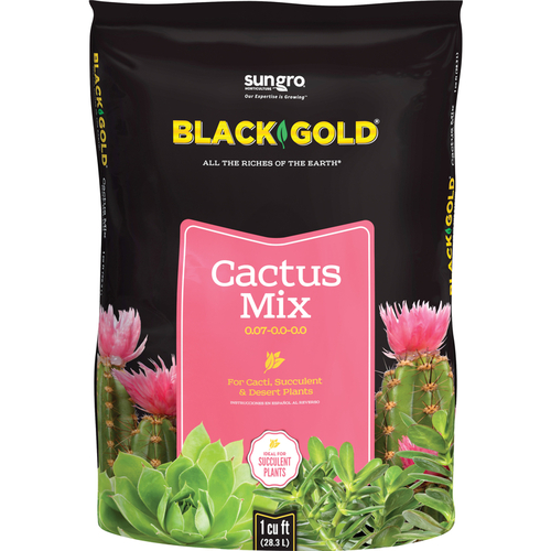 Black Gold 1410602 CFL001P Potting Mix Organic Cacti and Succulent 1 cu ft
