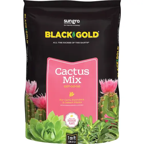 Black Gold 1410602 CFL001P Potting Mix Organic Cacti and Succulent 1 cu ft