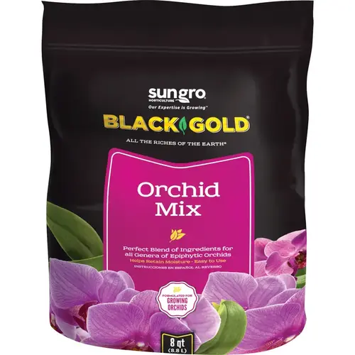 Black Gold 1411402 8QT P 8 Qt. Natural & Organic Orchid Potting Mix
