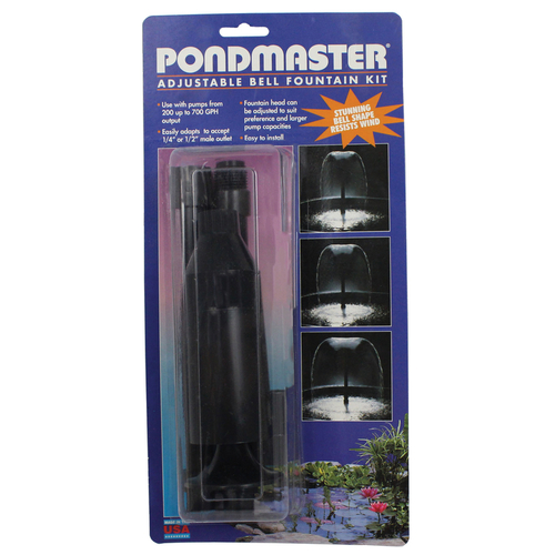 Pondmaster 02089 Fountain Head Kit Plastic 190 gal Black