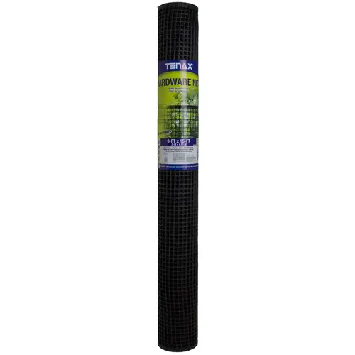 Tenax 62071079 Netting 3 ft. H X 15 ft. L Polyethylene Hardware Black Black