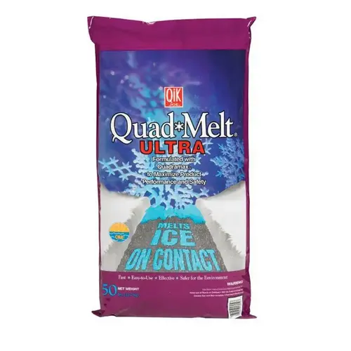 Qik Joe 16050 Ice Melt Quad Melt Ultra Blended Granule 50 lb