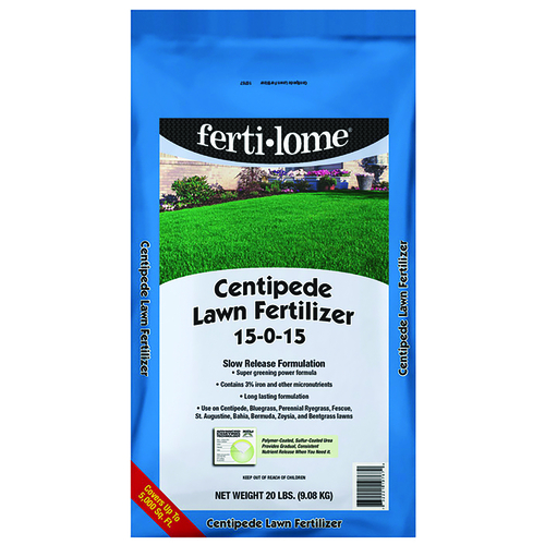 Lawn Fertilizer 15-0-15 Slow Release Nitrogen For Augustine 5000 sq ft