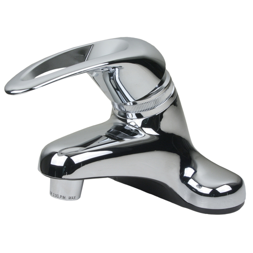 Ultra Faucets UF08031R Single-Handle Bathroom Sink Faucet Non-Metallic Polished Chrome 4" Polished Chrome