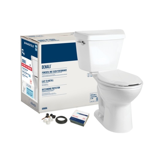 Complete Toilet Denali ADA Compliant 1.28 gal White Elongated White