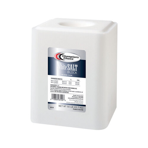 Cargill, Inc 100012578 Champion's Choice Salt Block, 50 lb