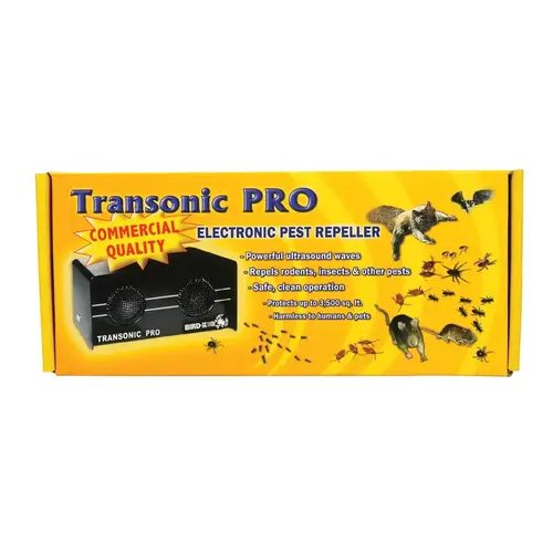 Bird-X TX-PRO Transonic Pro Ultrasonic 3500 Sq. Ft. Coverage 110V Electronic Pest Repellent