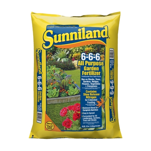 Plant Fertilizer All Purpose Garden 6-6-6 33 lb