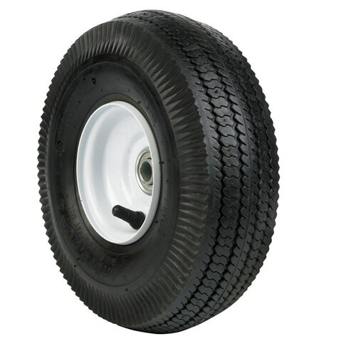 Hand Truck Tire 4" D X 10" D 350 lb. cap. Offset Rubber